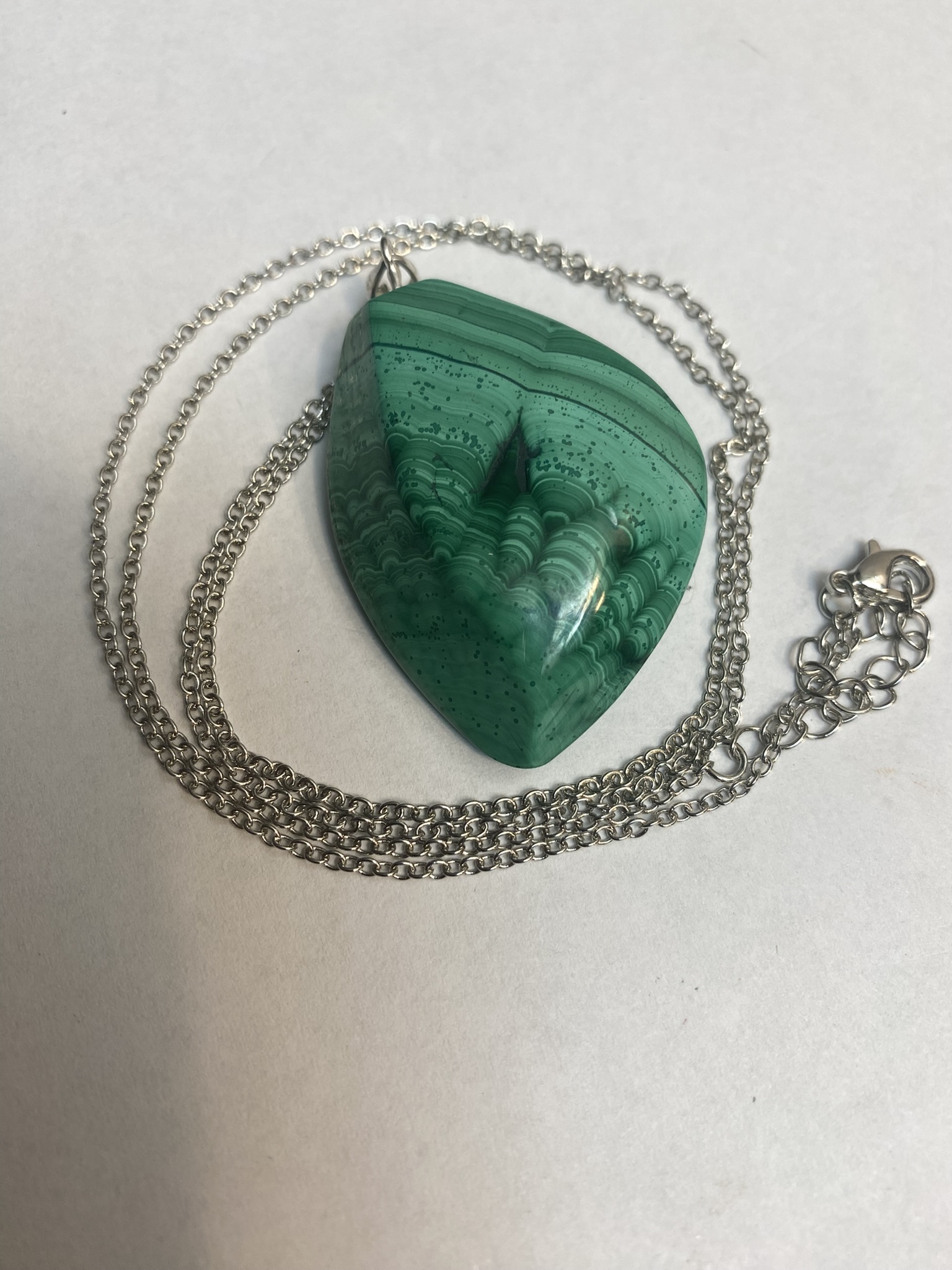 Malachite necklace