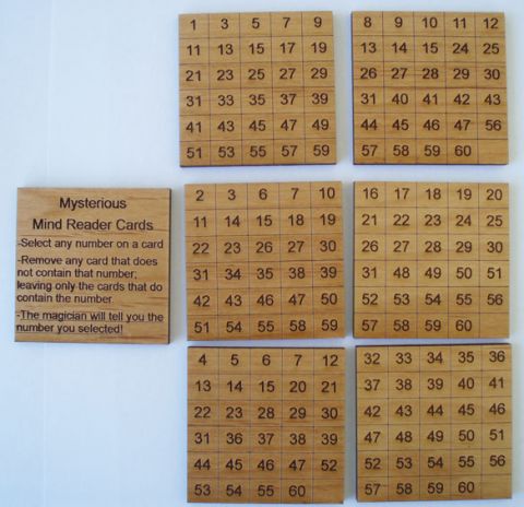 Mind Reader Cards alder 1-60