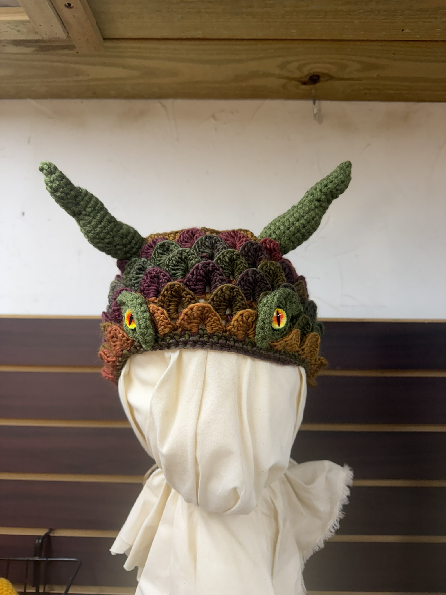 Dragon scale  ear warmer
